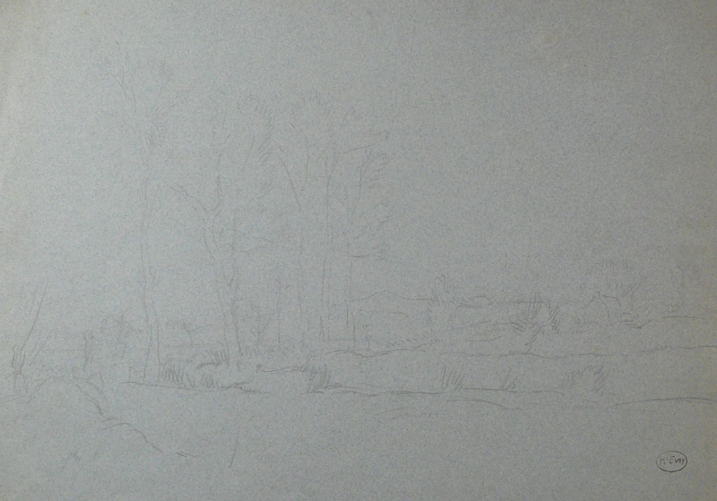 883 landscape with road & trees